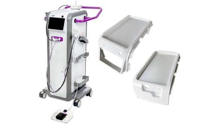 Pressure forming close-tolerance parts for mobile mammography device