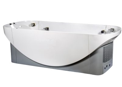 Thermoformed cancer screening table enclosure assembly