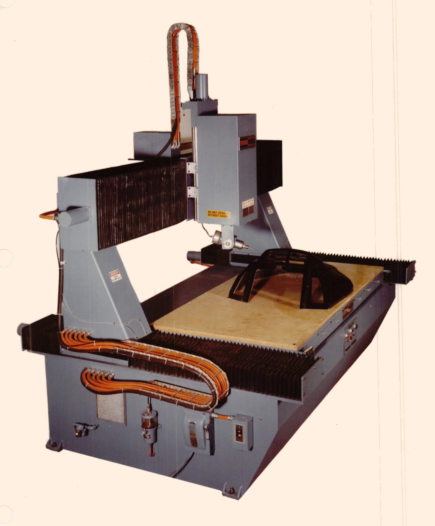 Profile Plastics first CNC machine, from Thermwood Manufacturing